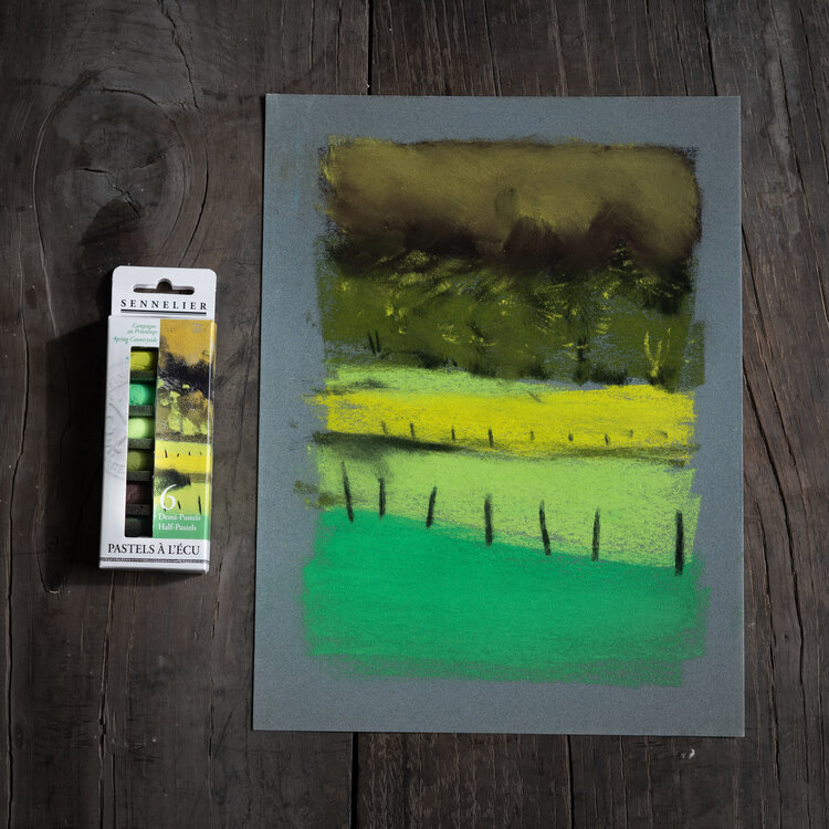 Sennelier softpastels 6 halve
