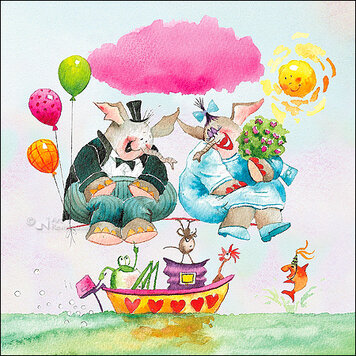 Art Revisited Marius van Dokkum - huwelijksbootje