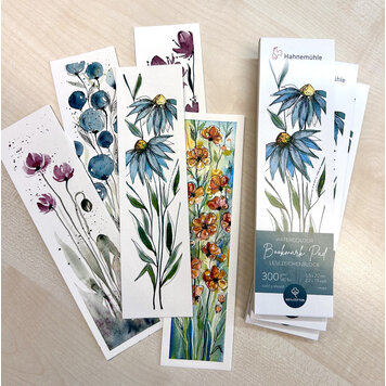 Hahnemühle bookmark pad - aquarelpapier boekenlegger