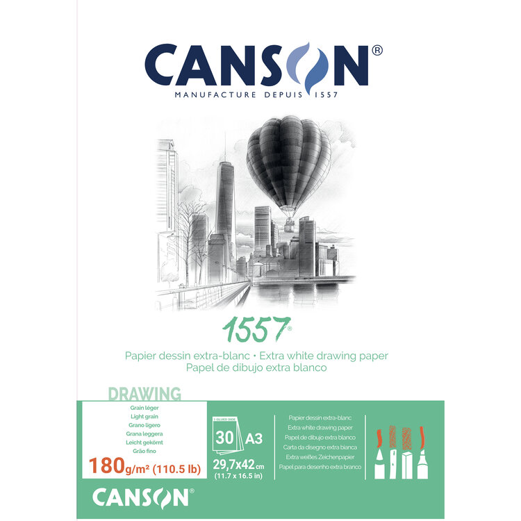 Canson 1557 tekenpapier blok