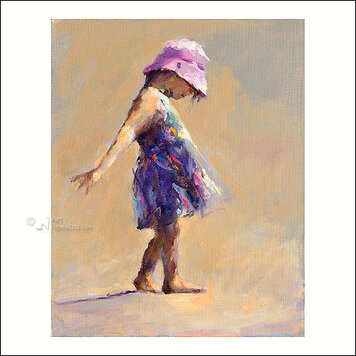 Art Revisited Dinie Bogaart - dansen aan zee