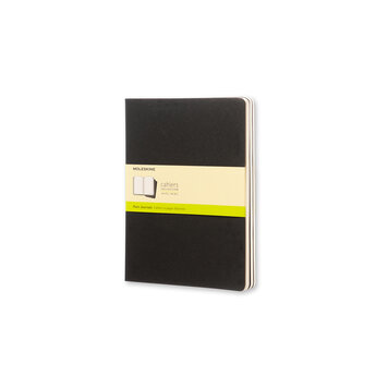 Moleskine set 3 journals 19x25 cm - gelinieerd