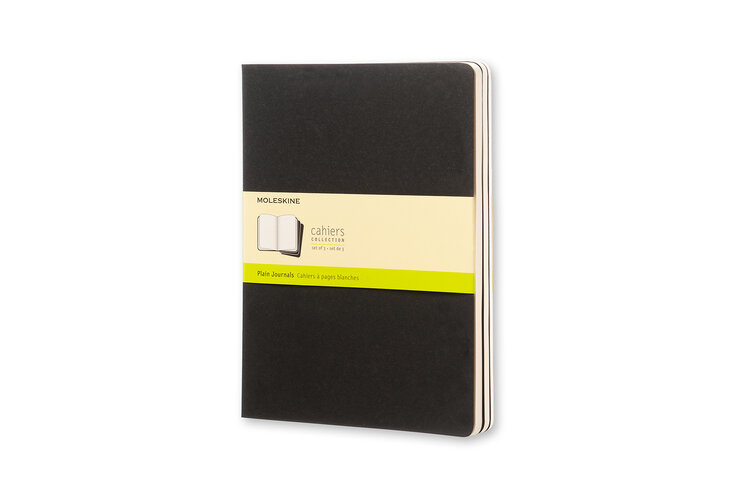 Moleskine Cahiers collection notitieboek - set 3 journals 19x25 cm (met lijntjes)