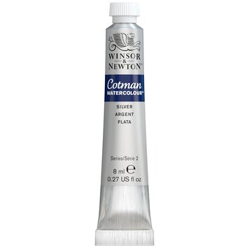 Cotman Water Colours 617 silver - aquarelverf 8ml