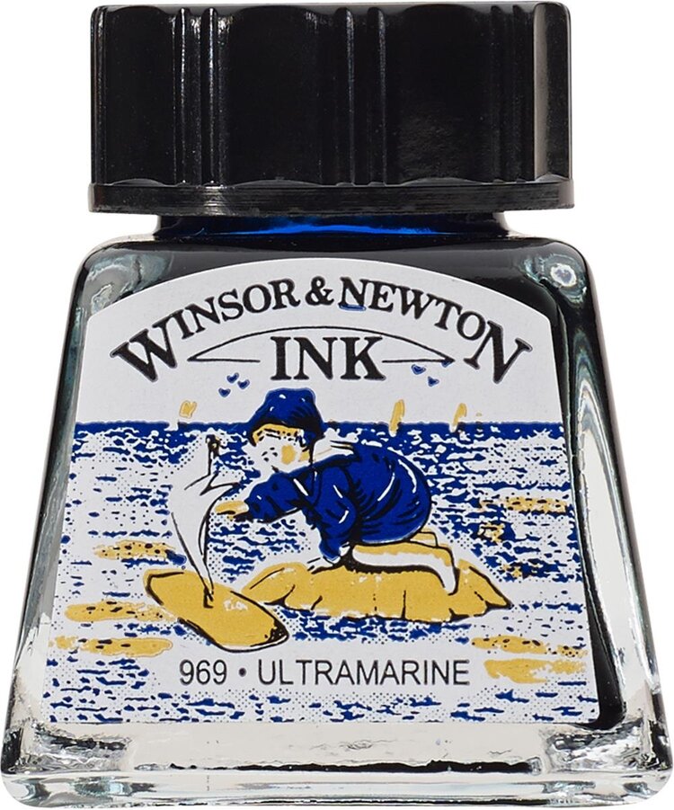 Winsor & Newton tekeninkt - ultramarine
