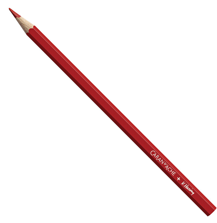 Caran d'Ache Keith Haring kleurset met aquarelpotoden