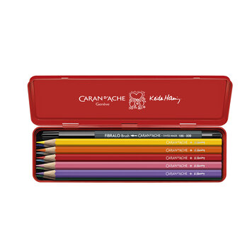 Caran d'Ache Keith Haring coloring set