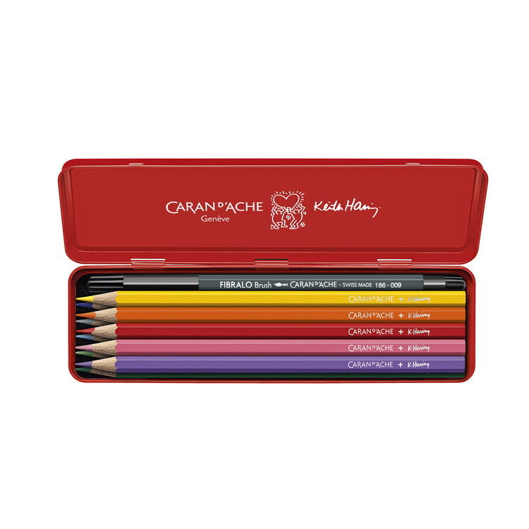 Caran d'Ache Keith Haring coloring set
