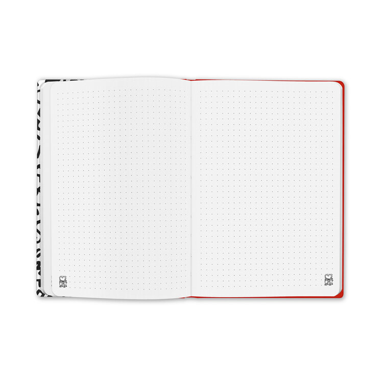 Caran d'Ache (schrijfwaren) Keith Haring notitieboek A5 dotted (puntjes)