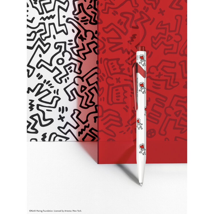 Caran d'Ache (schrijfwaren) Keith Haring ballpoint (849) wit