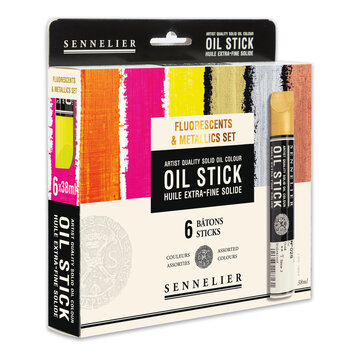 Sennelier oilsticks neon/metallic
