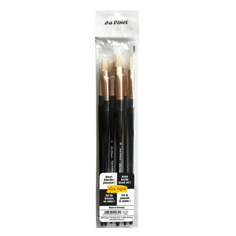 DaVinci varkensharen penselen set