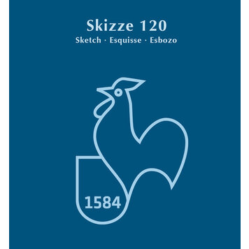 Hahnemühle Skizze 120 A4 schetsblok met spiraal