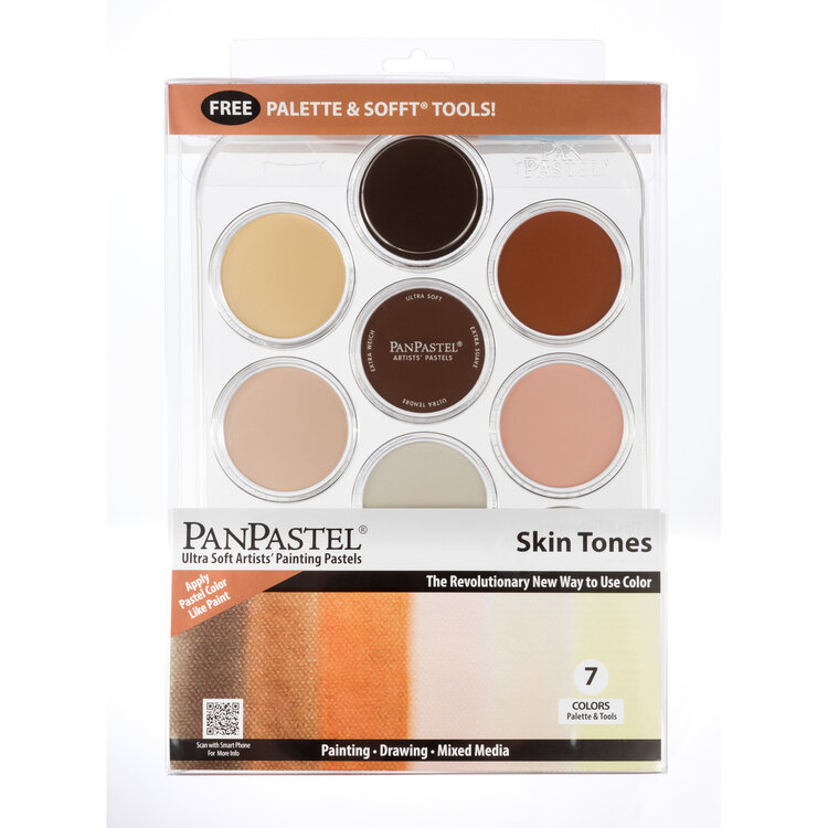 PanPastel (Golden) skin tones starter set  (7) + Sofft Tools
