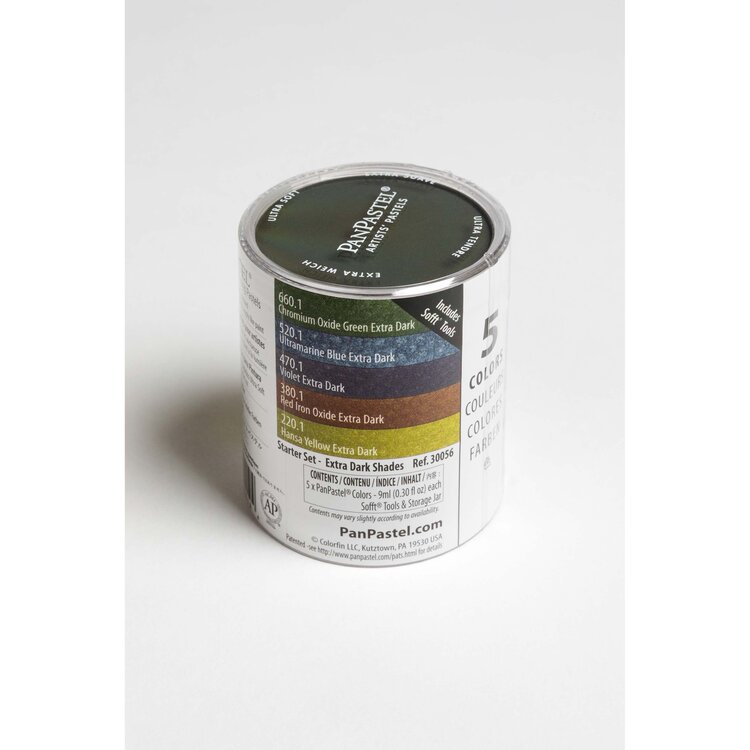 PanPastel (Golden) extra dark set (5) + sofft tools