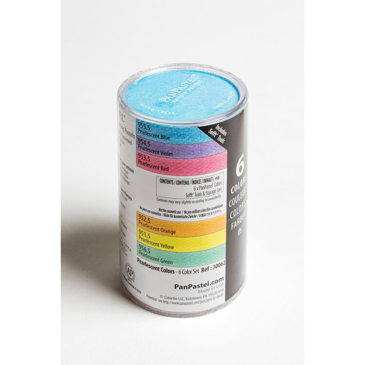 PanPastel (Golden) pearlescent set (6) + sofft tools