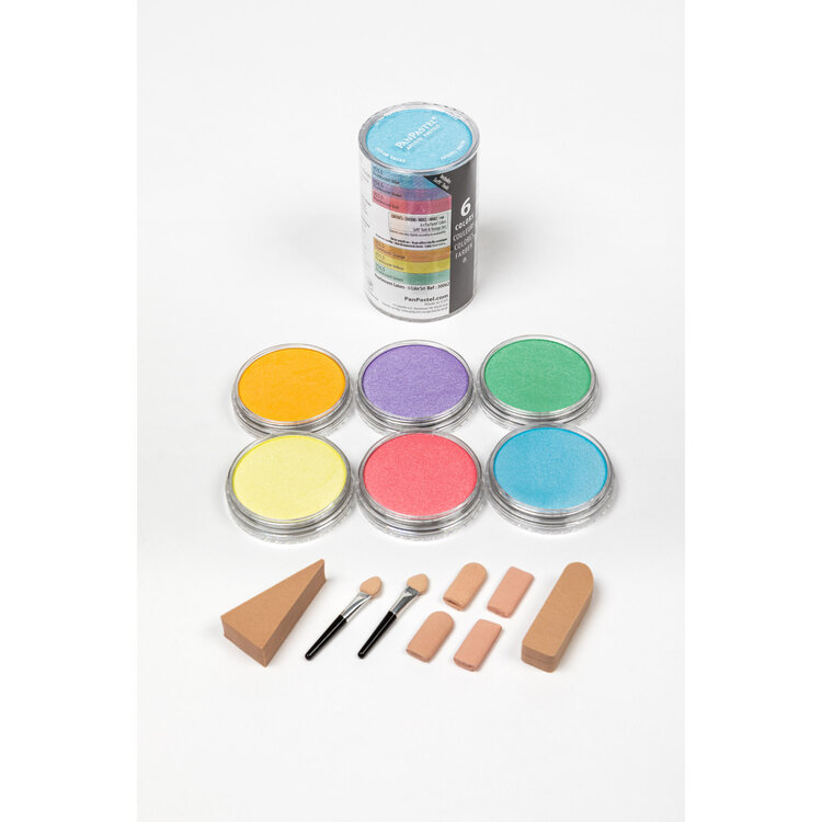PanPastel (Golden) pearlescent set (6) + sofft tools