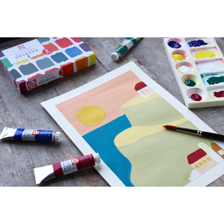 Talens designer gouache mixing set