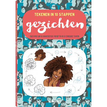 Librero gezichten tekenen in 10 stappen - Justine Lecouffe