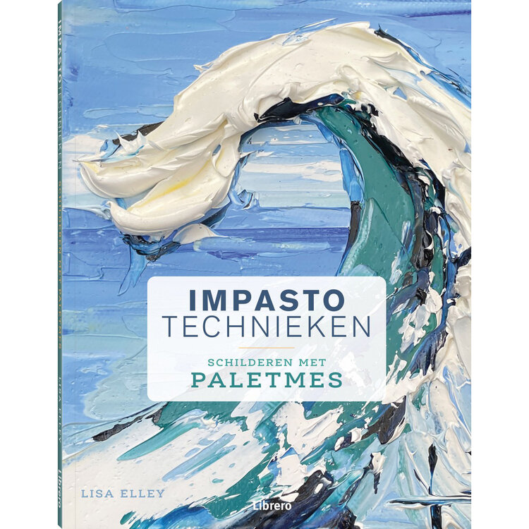 Librero impasto technieken - schilderen met paletmes - Lisa Elley