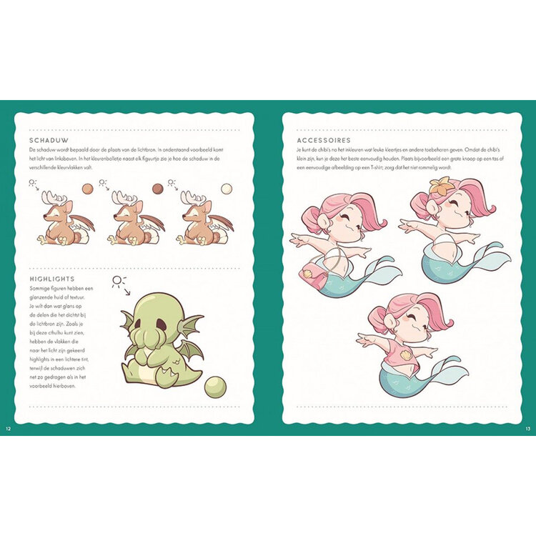 Librero magische Chibi's tekenen - Phoebe IM