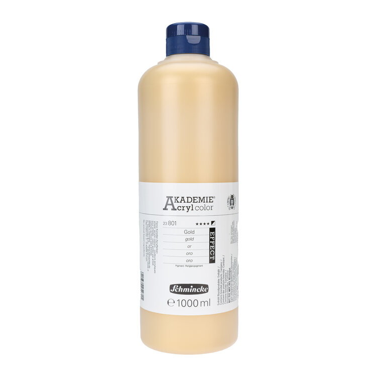 Schmincke 801 gold - akademie acryl color 1 liter