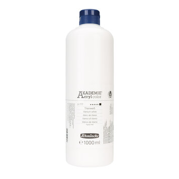 Schmincke 111 titanium white - akademie acrylverf 1 liter