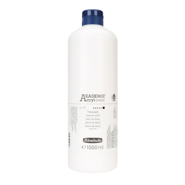 Schmincke 111 titanium white - akademie acryl color 1 liter