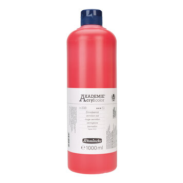 Schmincke 333 vermilion red - akademie acrylverf 1 liter