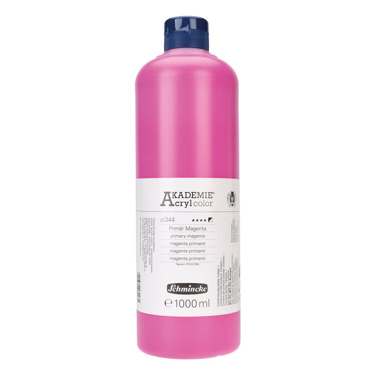 Schmincke 344 primary magenta- akademie acryl color 1 liter