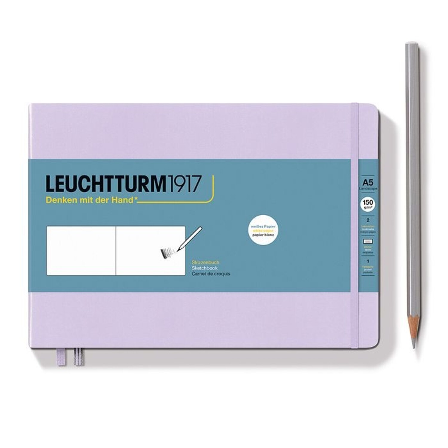 LEUCHTTURM1917 363533 Libreta de notas Medium (A5), EDITION 120, Tapas duras, 20