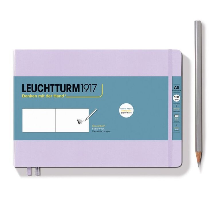 Leuchtturm1917 schetsboek A5 landscape (horizontaal)