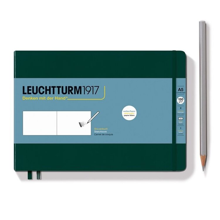 Leuchtturm1917 schetsboek A5 landscape (horizontaal)