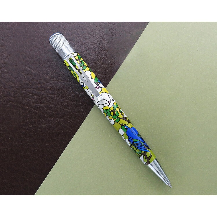 Retro 51 rollerball / balpen - tornado Metropolitan The Met - LCT parrots
