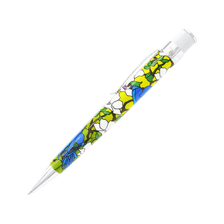 Retro 51 rollerball / balpen - tornado Metropolitan The Met - LCT parrots