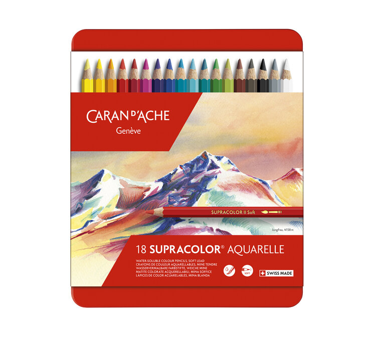 Caran d'Ache SupraColor soft kleur - aquarelpotloden