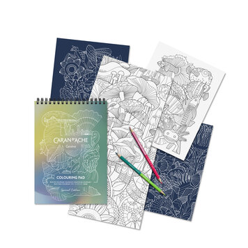 Caran d'Ache colouring pad - special edition A5