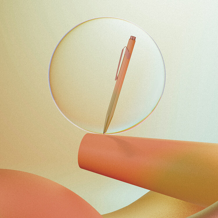 Caran d'Ache (schrijfwaren) balpen (849) Limited Edition in blik sunstone pink