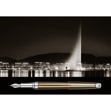 Caran d'Ache (schrijfwaren) Leman vulpen Caviar (M)