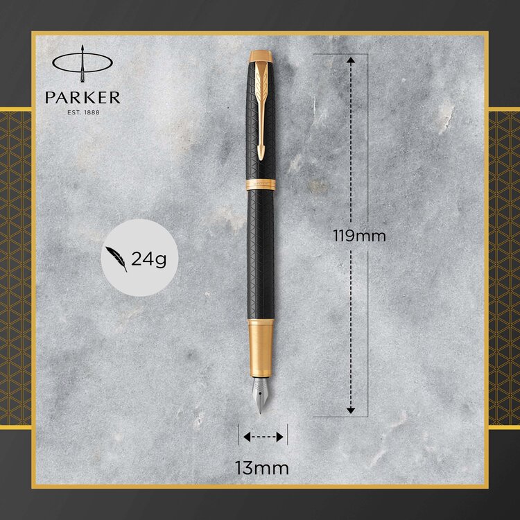 Parker IM vulpen (F) premium zwart