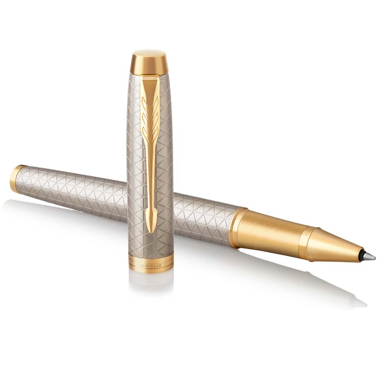 Parker IM rollerball pen premium warm grijs