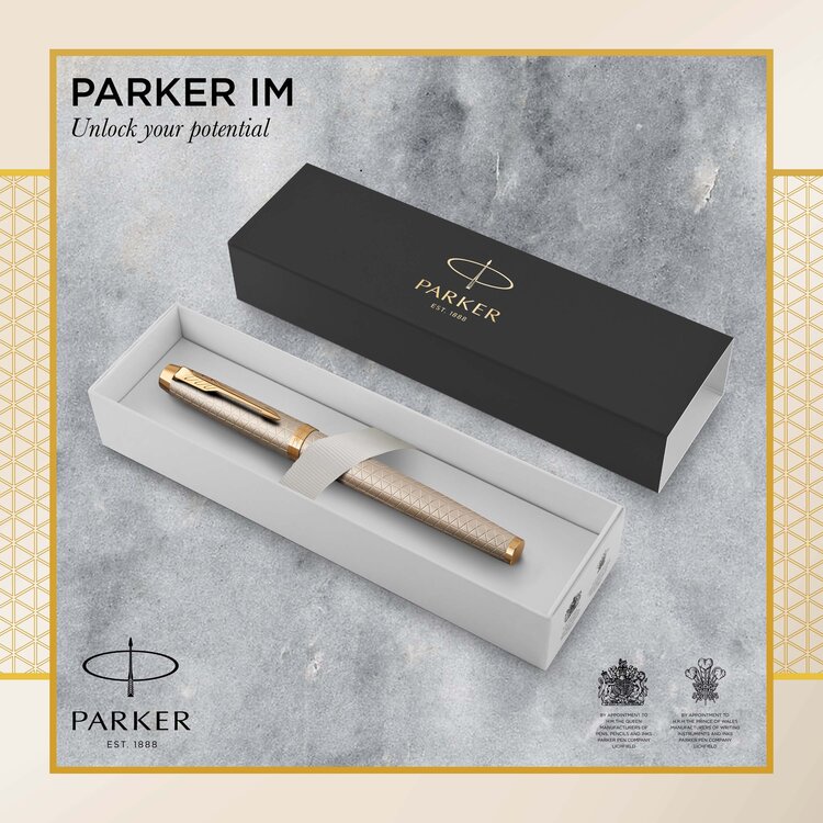 Parker IM rollerball pen premium warm grijs