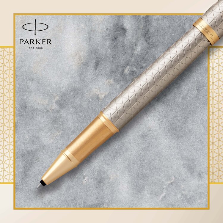 Parker IM rollerball pen premium warm grijs