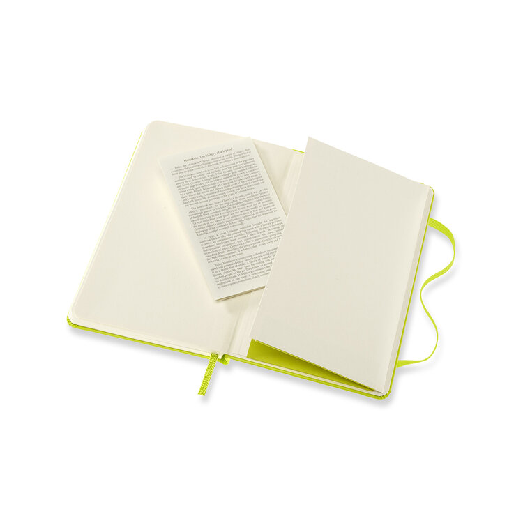 Moleskine Classic collection - hardcover lemon green