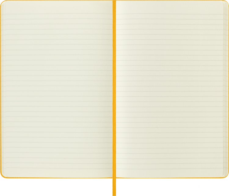 Moleskine Classic collection - hardcover lijntjes (Orange Yellow)