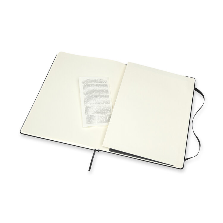 Moleskine Classic Extra collection notebook- hardcover 19x25 cm zwart