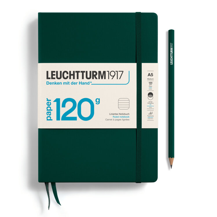 Leuchtturm1917 notitieboek A5 (120) hardcover - lijntjes