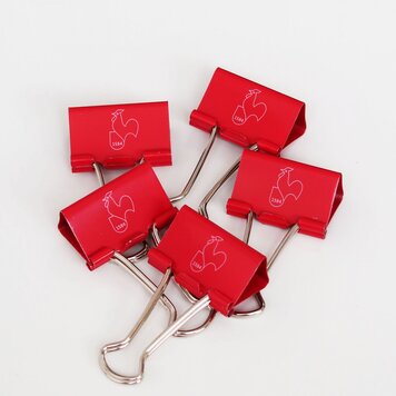 Hahnemühle tekenklem rood 3,2 cm