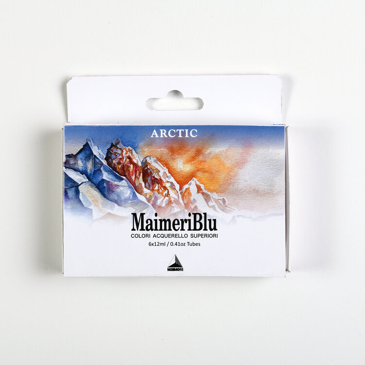 Maimeri Blu Arctic aquarelverf 6x 12ml