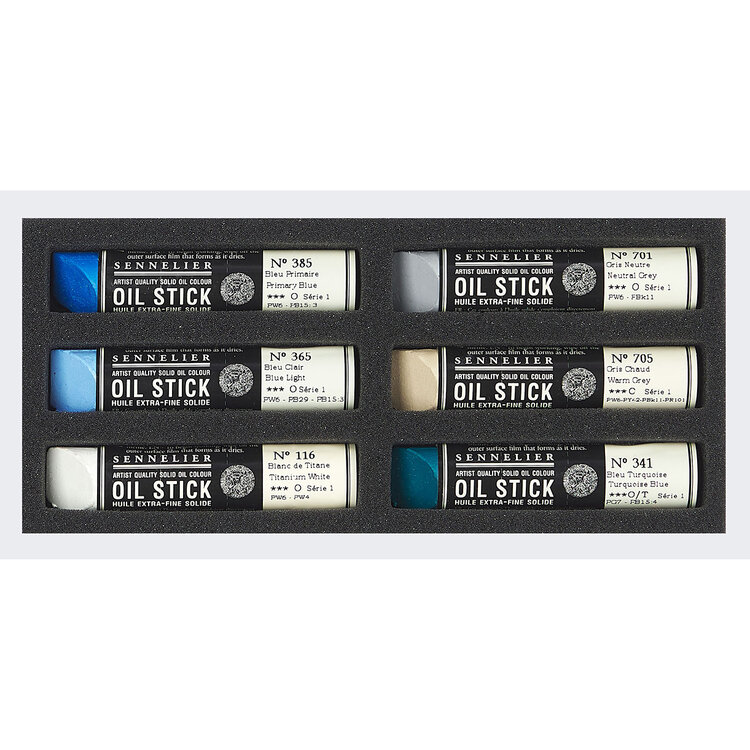 Sennelier olie sticks (6 st.) seascape